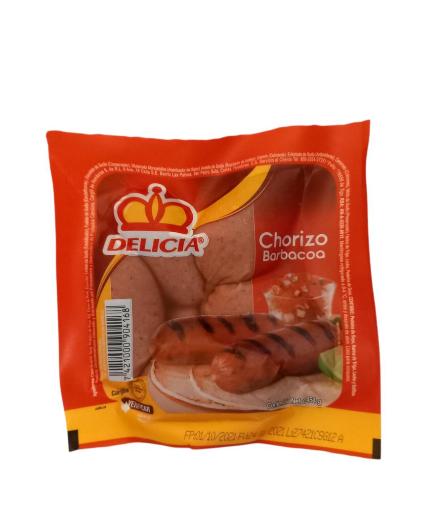 CHORIZO BARBACOA DELICIA 454 G Supermercado El Éxito